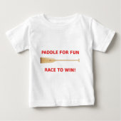 T-shirt Pour Bébé Palette pour l'amusement, course pour gagner la (Devant)
