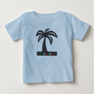 T-shirt Pour Bébé Palm Tree (Vacances Mexique) - Bébé Jersey fin T-S