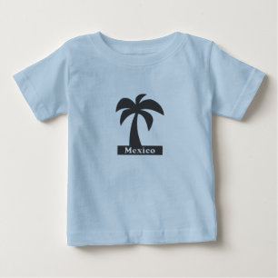T-shirt Pour Bébé Palm Tree (Vacances Mexique) - Bébé Jersey fin T-S