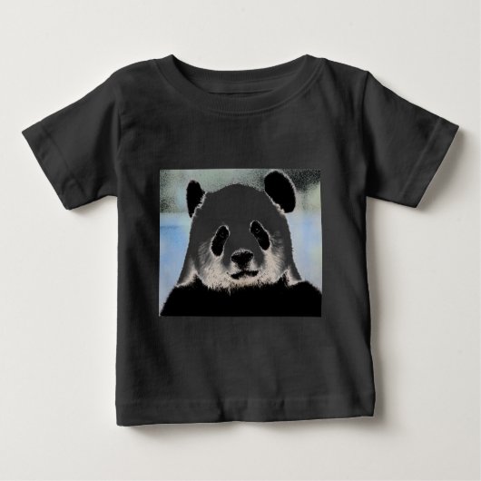 T-shirt Pour Bébé Panda (Devant)