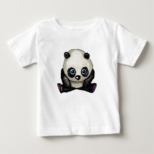 T-shirt Pour Bébé Panda (Devant)