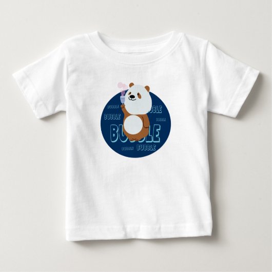 T-shirt Pour Bébé Panda (Devant)
