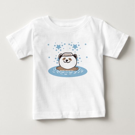 T-shirt Pour Bébé Panda (Devant)