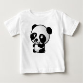 T-shirt Pour Bébé Panda (Devant)