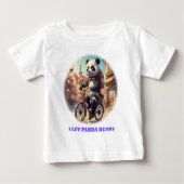 T-shirt Pour Bébé Panda Bears (Devant)