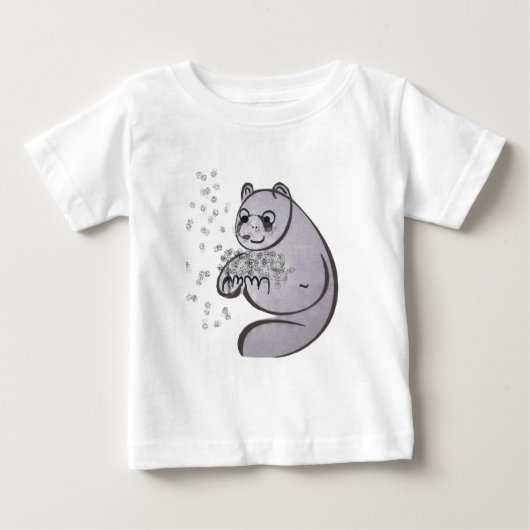 T-shirt Pour Bébé Panda Bears (Devant)