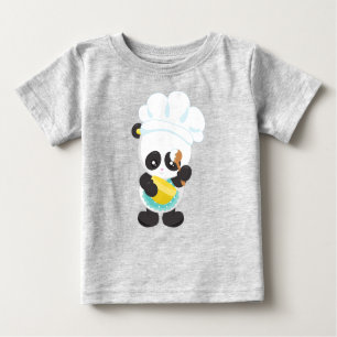 T-shirt Pour Bébé Panda cuisine, Panda À Cuisson, Apron, Bol À Whisk