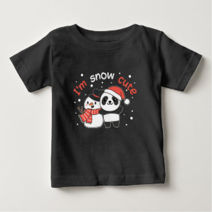 T-shirt Pour Bébé Panda I'm