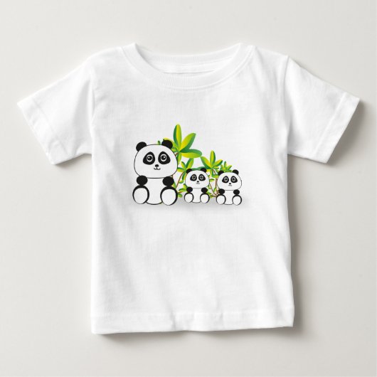 T-shirt Pour Bébé Panda, Ours Panda, Ours (Devant)