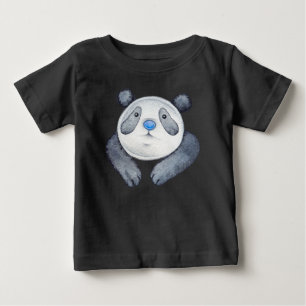 T-shirt Pour Bébé Panda ours stoïque mignon
