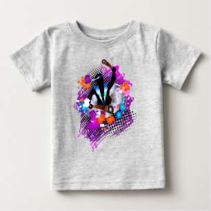 T-shirt Pour Bébé Panman Abstrait et dynamique du carnaval