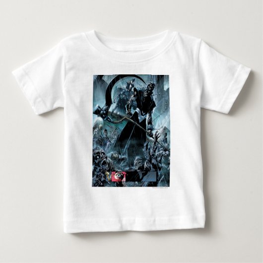 T-shirt Pour Bébé Panneau Corps de Lanterne Noire (Devant)