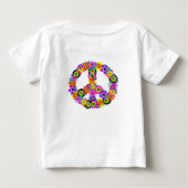 T-shirt Pour Bébé Panneau de paix (Dos)