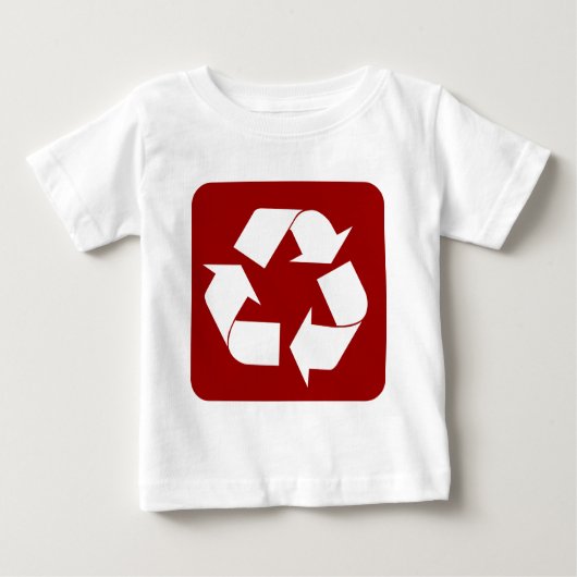 T-shirt Pour Bébé Panneau de recyclage - Ruby (Devant)
