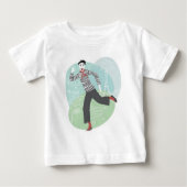 T-shirt Pour Bébé Pantomime (Devant)