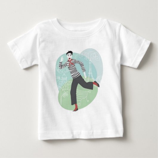 T-shirt Pour Bébé Pantomime (Devant)