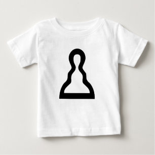 T-shirt Pour Bébé Paon blanc