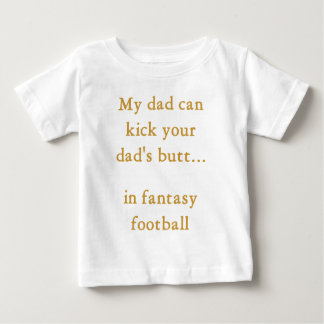 T-shirt Pour Bébé Papa du football d'imaginaire