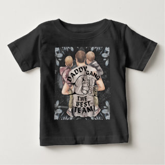 T-shirt Pour Bébé Papa, gang