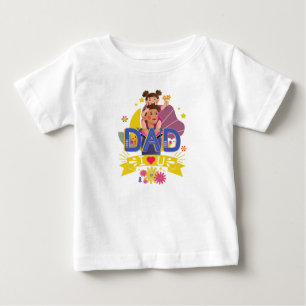 T-shirt Pour Bébé Papa, je t'aime