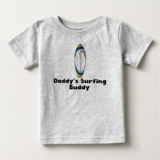 T-shirt Pour Bébé Papa's Surfing Buddy