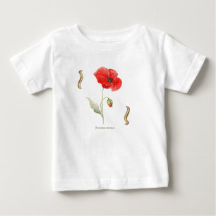 T-shirt Pour Bébé Papaver rhoeas 