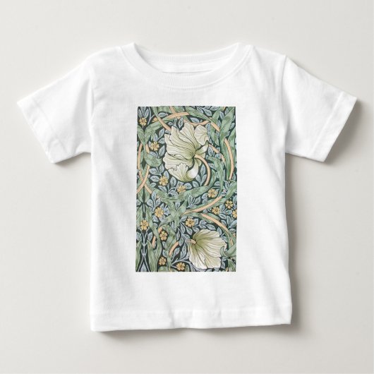 T-shirt Pour Bébé Papier peint floral William Morris Pimpernel (Devant)