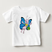 T-shirt Pour Bébé Papillon avec sac à main (Devant)