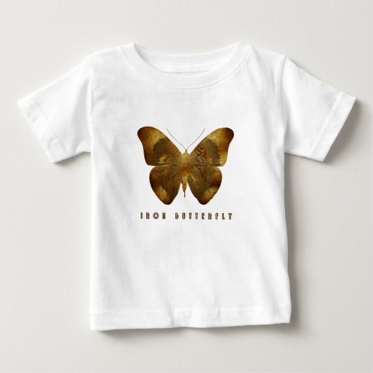 T-shirt Pour Bébé Papillon de fer (Devant)