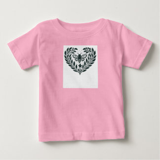 T-shirt Pour Bébé Papillon et Branches