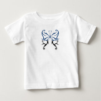 T-shirt Pour Bébé Papillon Noir Bleu