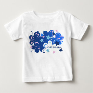 T-shirt Pour Bébé Papillonhibiscus Hibiscus Hawaïen et Papillon