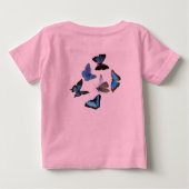 T-shirt Pour Bébé Papillons (Dos)