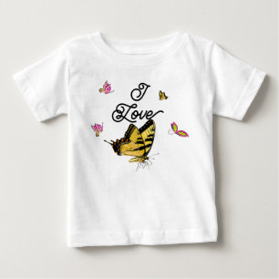 T-shirt Pour Bébé Papillons