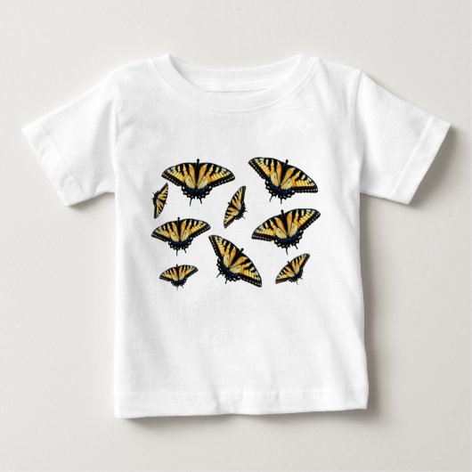 T-shirt Pour Bébé Papillons comburants (Devant)