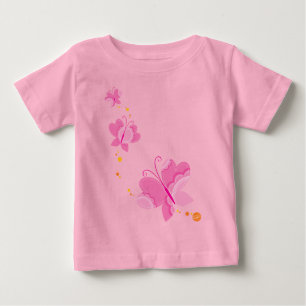 T-shirt Pour Bébé PAPILLONS DE FLUTTERBY : : série de trois 1