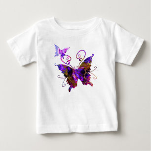 T-shirt Pour Bébé Papillons Imaginaires