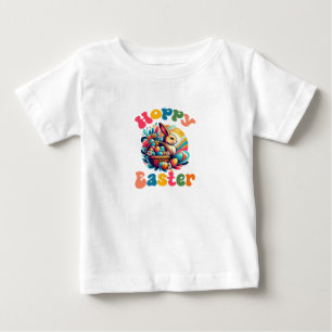 T-shirt Pour Bébé Pâques chanceuses, Mignons oeufs de Pâques bébé