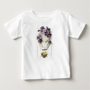 T-shirt Pour Bébé Pâques Lys Balloon Vintage Baby Shirt