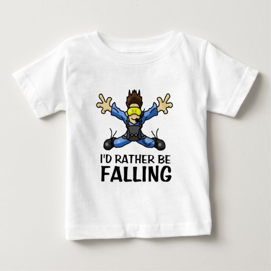 T-shirt Pour Bébé Parachutisme (Devant)