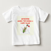 T-shirt Pour Bébé parachutisme (Devant)