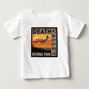 T-shirt Pour Bébé Parc national de Death Valley Roadrunner