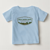 T-shirt Pour Bébé Parc national de Great Smoky Mountains (Devant)