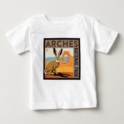 T-shirt Pour Bébé Parc national des Arches, Utah | Jacklapin (Devant)