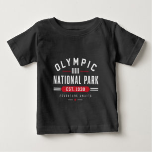 T-shirt Pour Bébé Parc national Olympique Établ. 1938 Aventure vinta
