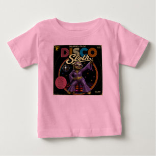 T-shirt Pour Bébé Paresseuse Diva Disco