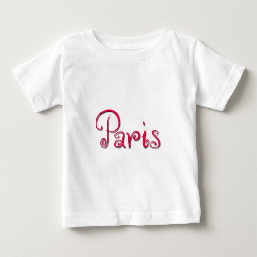 T-shirt Pour Bébé Paris (Devant)