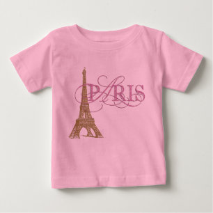 T-shirt Pour Bébé Paris Baby Girl