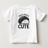 T-shirt Pour Bébé Parlons Taco (Dos)