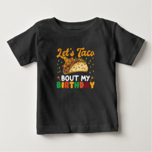 T-shirt Pour Bébé Parlons Taco De Mon Anniversaire Cinco De Mayo Par